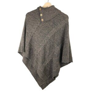 Karen Scott Turtleneck Knit Poncho Size Small/Medium